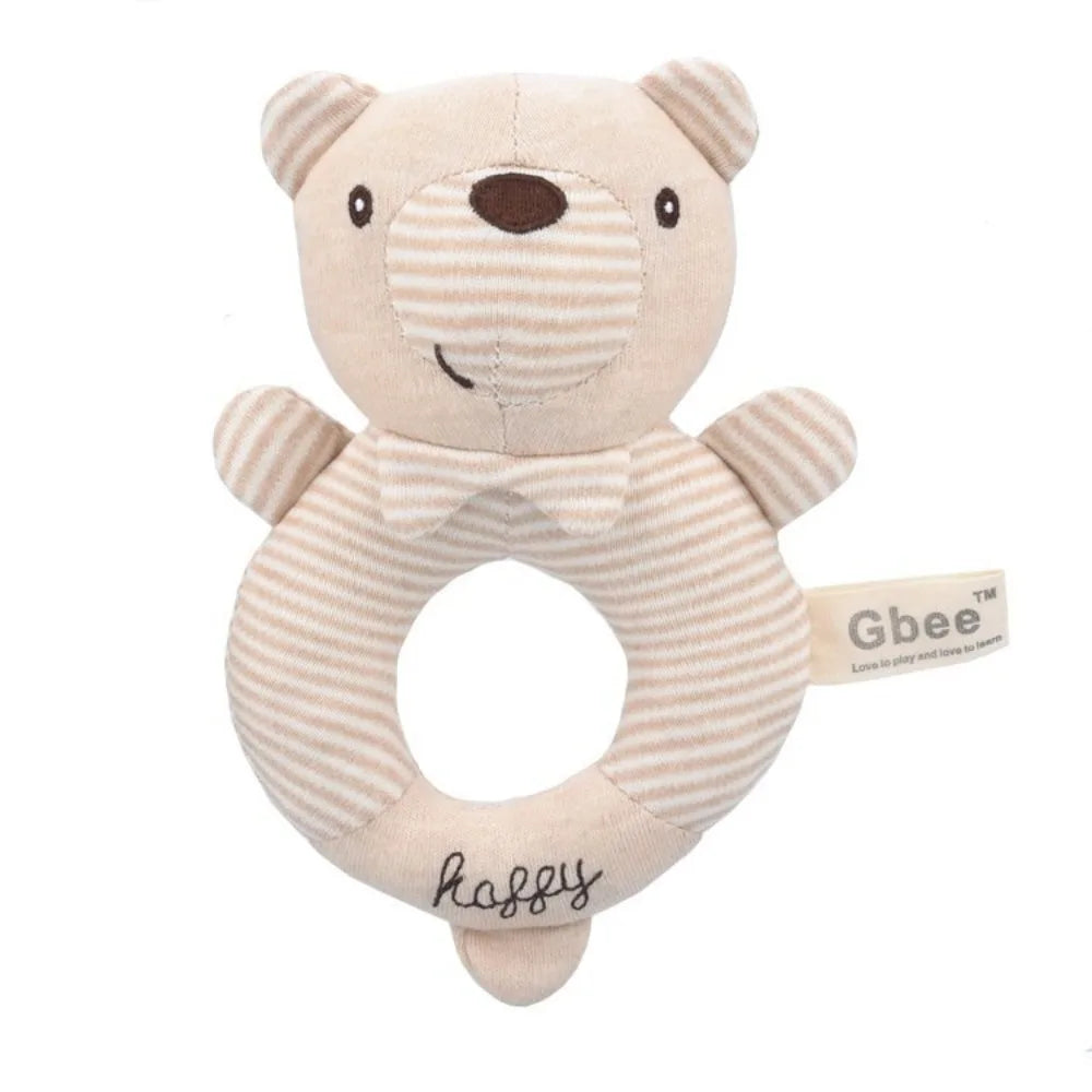 Creative Cartoon Animals Baby Hand Shaker Soft Child Educational Handbells Newborn Comfort Toy Baby Comfort Toys Infant Rattle