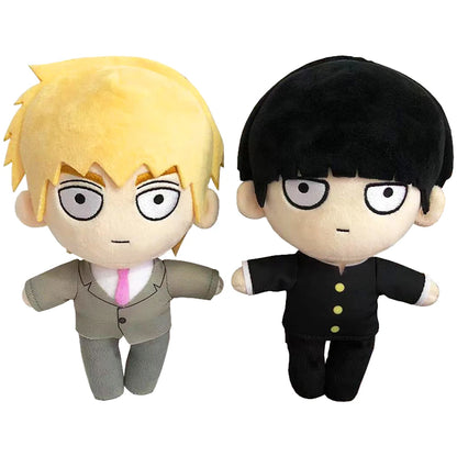 Mob 100 Anime Plush Toys Reigen Arataka Plushies Kageyama Shigeo Figure Soft Stuffed Plush Pillows Mob Toy Doll Child Xmas Gifts