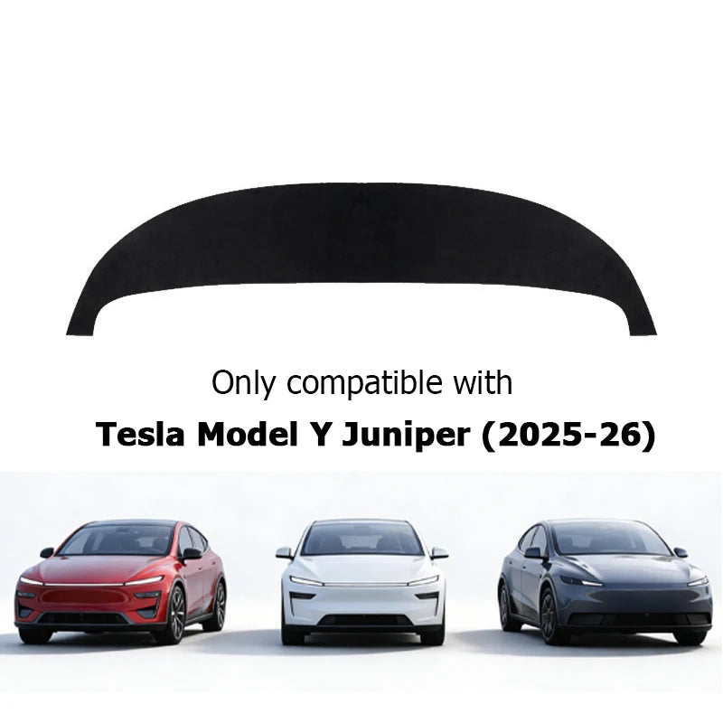 For Tesla Model 3 Y Juniper Highland Dashboard Cover Pad Suede Sunshade Protector Anti-UV Dash Mat Non-slip Pads Car Accessories