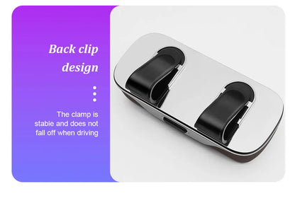 For Xpeng G6 P7 P7i X9 G3 G3i G9 P5 X2 N5 F30 H93 Car Visor Glasses Case Portable Accessories Sunglasses Holder Eyeglasses Box