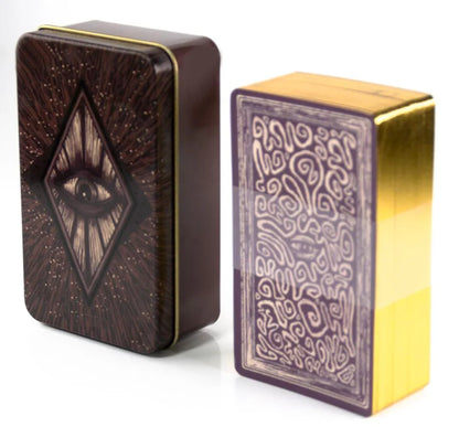 Beginner-Friendly Oracle Cards with Metal Tin Box, Self-Exploration & Party Game Cards, Perfect Gift for All Occasions