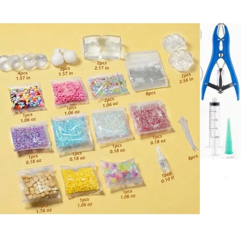1 Set Fun Tear Resistant DIY Craft Supplies Clear Refillable TPR Empty Ball Skin Non Toxic Stretchy Fidget Ball Toy Party Favors