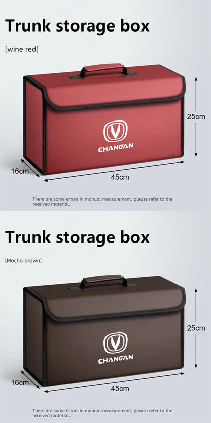 Car Trunk Storage Box Organizer Stowing Tidying Container Bag For CHANGAN UNI-T UNI-K UNI-V CS75PLUS CS55 EADO PLUS CS35 CS55