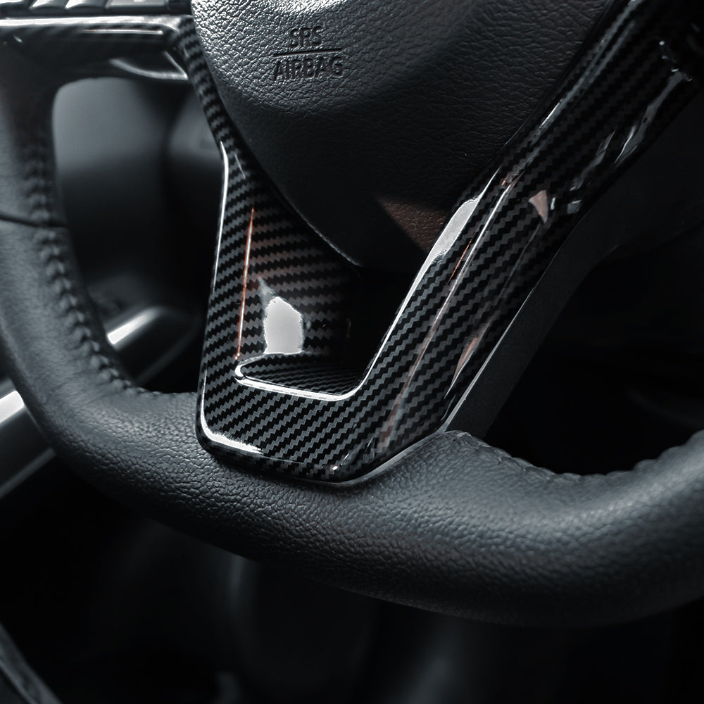 Car Steering Wheel Panel Cover Trim Sticker for Nissan Qashqai J11 Xtrail T32 Rogue Note Versa Kicks Juke Micra Leaf Sentra