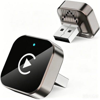 2-in-1 Wireless CarPlay & Android Auto Adapter , Universal Fit for Most Cars,  Wireless Connection, Plug & Play iOS/Android