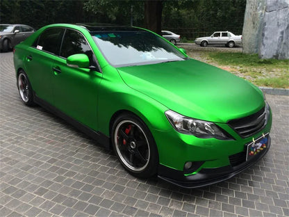 Multiple Colors Ice Metallic Matte Chrome Vinyl Car Wrap Film with Air Release Satin Car Stickers Foil