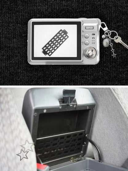 For 87-04 Nissan Safari Y60, storage grille compartment at the bottom of the armrest lid. For Nissan Patrol Y60 accessories.