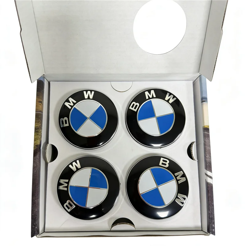AAA 4pc 56/68mm 50th Anniversary Floating Wheel Center Caps For BMW G11 G12 G30 G31 G32 G08 G05 F46 F49 F39 F90 Auto Accessories