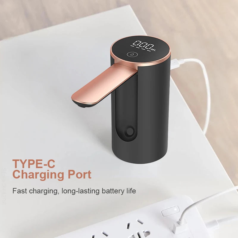 Automatic Water Bottle Pump Water Dispenser USB Smart Water Pump Barreled Water Suction Device Mineral Water Dispenser Pump