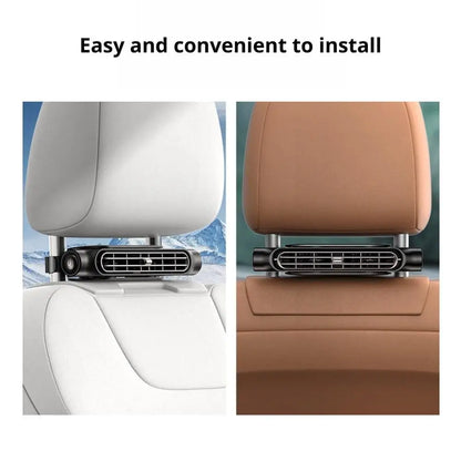 Car Seat Fan USB Charging High Power Backrest Pillow Car Fan Auto Summer Supplies Cooling