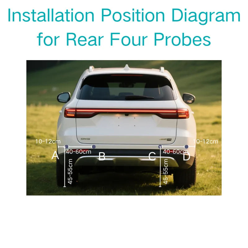 Universal Parking Sensor for Car Android Navigatio System with Beeper Alert AHD CCD Dual Mode Reverse Radar System for Car