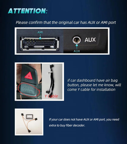 CarPlay For Audi A4 B8 A5 2008 2009 2010 MMI 2G High CD Changer Android 14 8+128GB Car Multimedia Player Stereo GPS Navi Screen