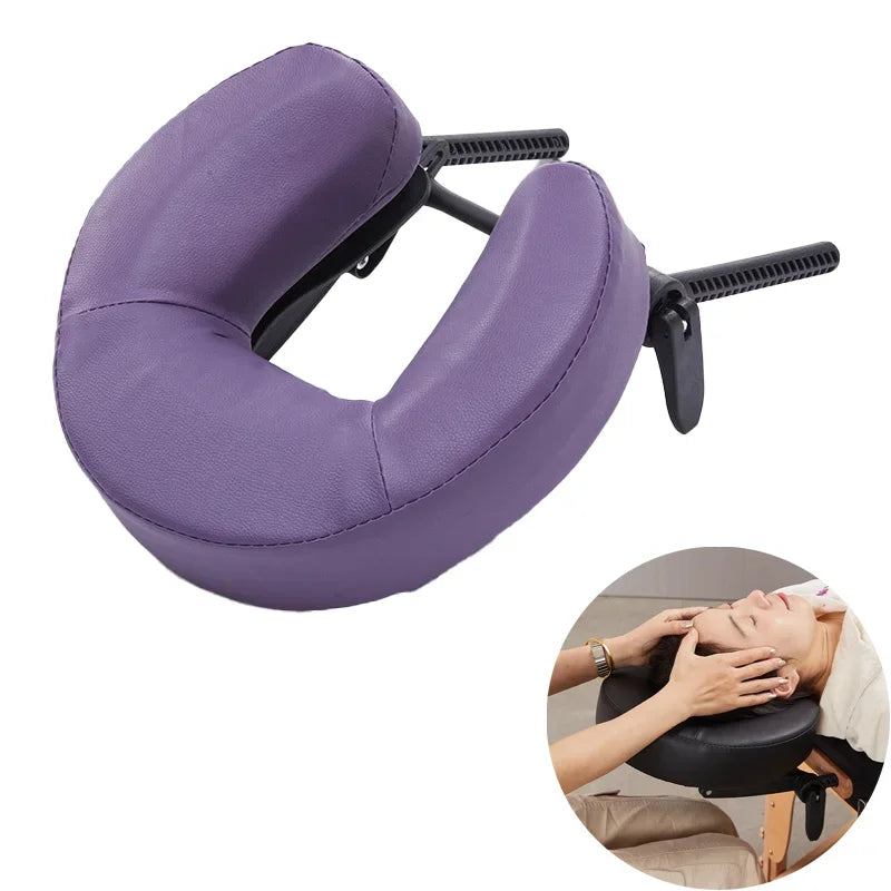 Massage Head Rest Kit for Bed Mattress with Memory Foam Face Down Pillow for Salon SPA Massage