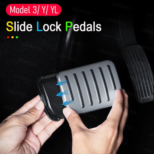 Performance Pedal Sets Accelerator Brake Pedals Cover for Tesla Model Y Juniper Model 3 YL 2021-2026 Accessories Foot Pedal Pads