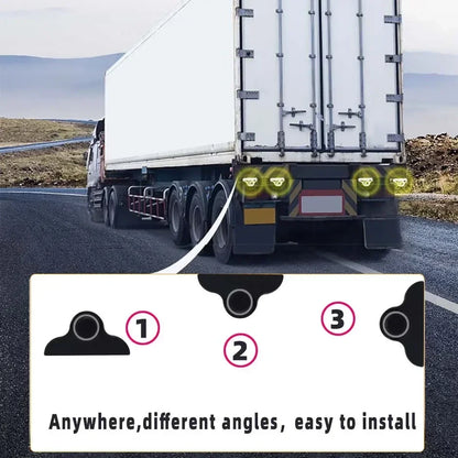 Parking Sensors 4 Kit Sound Alarm System Truck Parktronic Reversing Backup Radar for Van Rv Lorry Trailer Beep Detector Voice