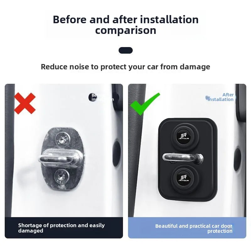 For Chery Jetour Traveller T2 X90 plus Car Styling Door Lock Protection Cap Modification Accessories 2pcs 4pcs