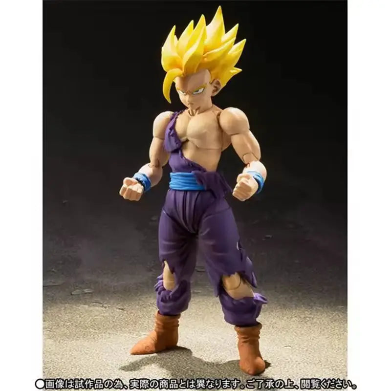 New Dragon Ball Z Super Saiyan Son Gohan Battle Damaged Ver Pvc Action Figure Statue Collection Kids Anime Collectible Toy Doll