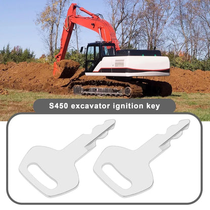 Ignition Starter Keys For CASE JCB SUMITOMO LINKBELT S450 Master Plant Excavator Digger Keys