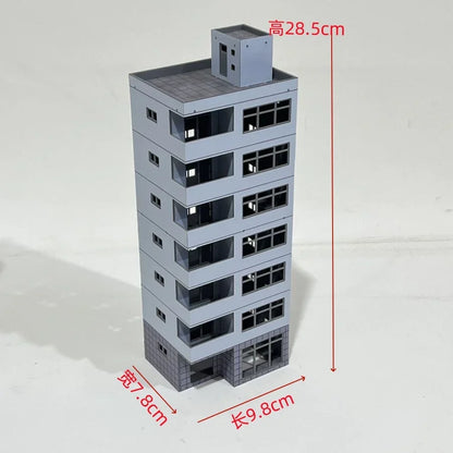 HO Scale 1/87 City Sand Table Train Scene Plastic Assembly Building Model Diy  Toy