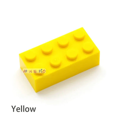 300pcs 2x4 Dot DIY Building Blocks Thick Figures Bricks Educational Creative Size Compatible With 3001 Plastic Toys for Children
