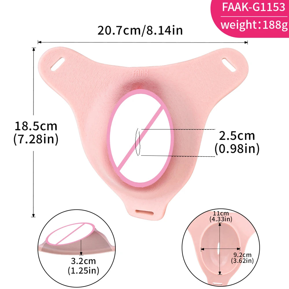 SXXY Super Lifelike Vagina Chastity Cage Penis Hiding Insertable Toy Flexible Silicone Cock Cage Adult Intimate Pleasure Product