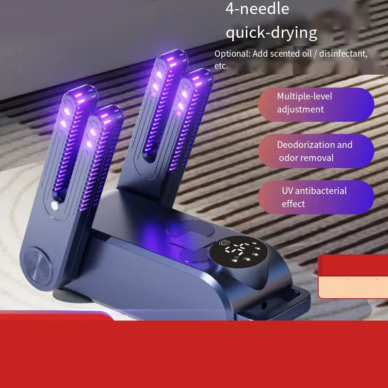 HOMEFISH 220V Electric Shoe Gloves Drying Machine  Drier Odor Deodorant Heater Hats Socks Shoe Dryer EU Plug