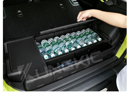 For Suzuki Jimny Nomade 5-door 2023 2024 2025 JB64 ABS Car Trunk Storage Box Organizer Case Tailbox Stowing Tidying Toolbox