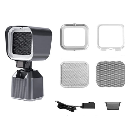 Portable Small Barbecue Range Hood 2 Gears Strong Suction Removable Double Layer Filter Mesh Desktop Kitchen Exhaust Hood Fan