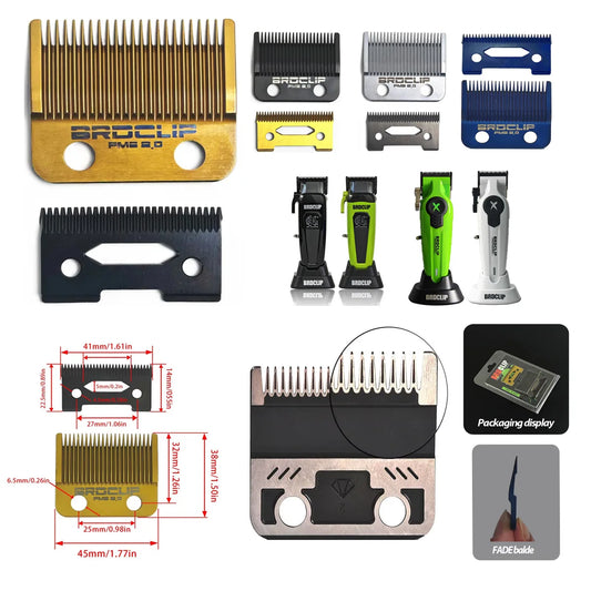 BRDCLIP All Models Professional Hair Clipper Original Blade Hair Trimmer Blade Replacement Accessories BRD 106 107 FA1C FA1T 116