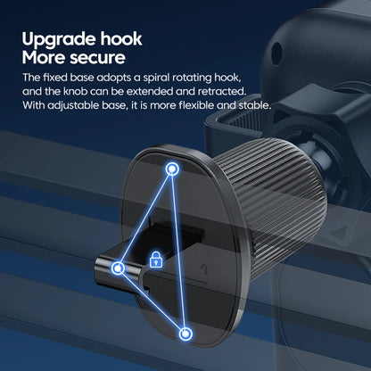 Universal Car Wireless Charging Mobile Phone Holder Air Outlet Mount Transparent Vehicle Navigation Bracket for Smartphones