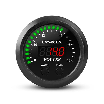 Auto Meter 2'' 55MM Ultra-Thin Car Exhaust Meter Fuel Pressure Gauge Water Temperature Gauge Booster Gauge Voltmeter