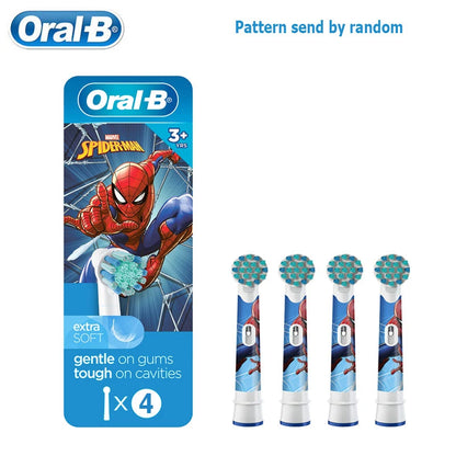 Oral B EB10 Toothbrush Heads for Kids Soft Bristle Electric Tooth Brush Replacement Refill Children's Teeth Cleaning Star Wars