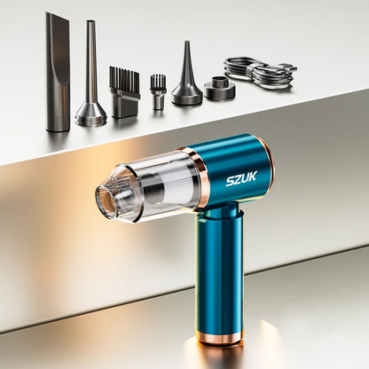 SZUK Mini Car Vacuum Cleaner 165000Pa Powerful Vacuum Cleaner Strong Suction Handheld Portable Wireless Vacuum Cleaner for Car