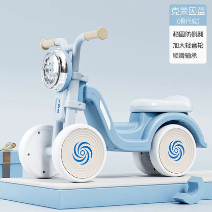 New children's balance bike, walker, or ride-on toy – 4-wheeled ride-on for ages 1–3 – a perfect gift for little ones