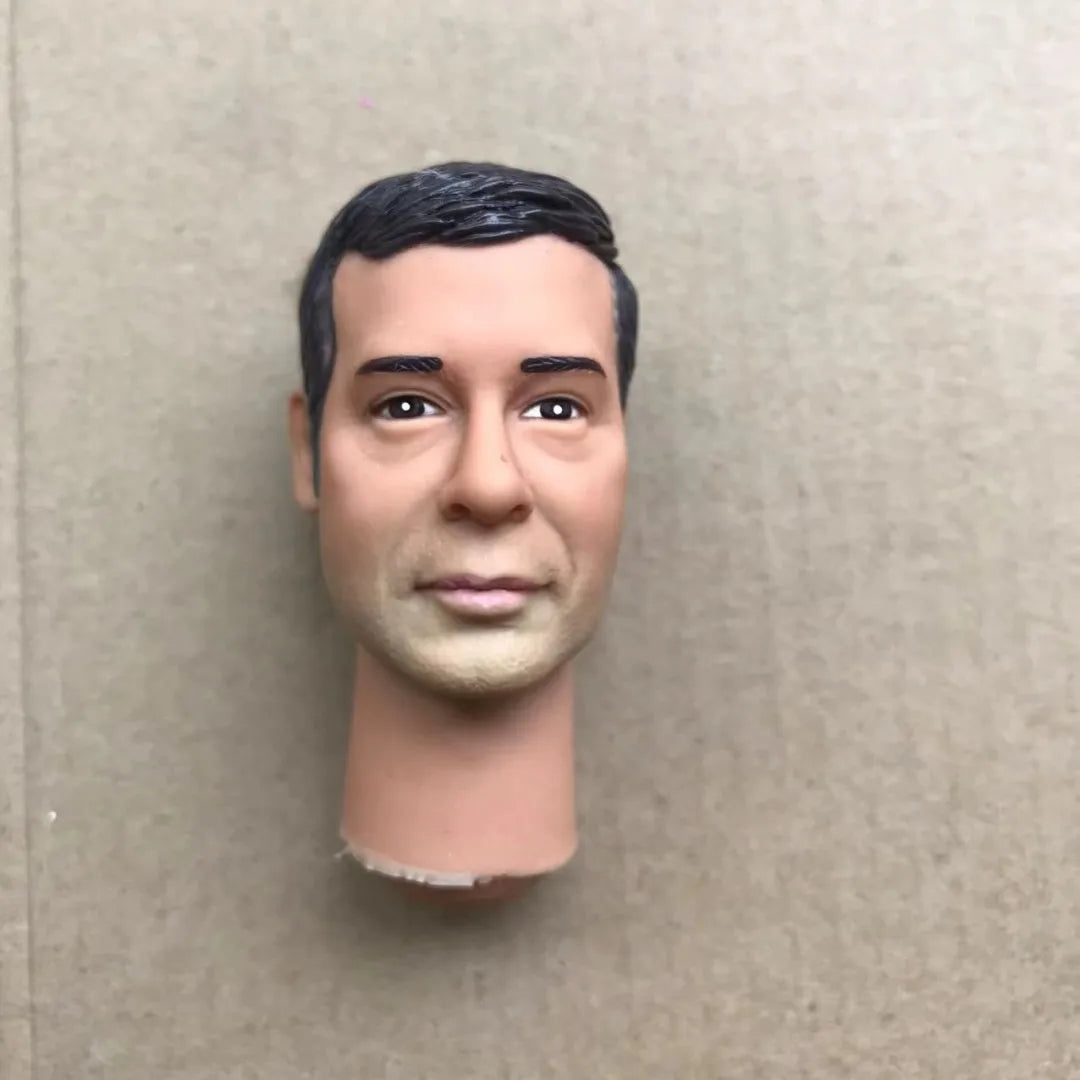 Male Doll Heads Quality Makeup Doll Figure Collection Doll Parts Famous Men Stars Rare Face Doll Heads DIY Toy Accessories