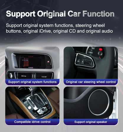 STWEI Qualcomm Snapdragon 680 6225 2.4GHz Wireless CarPlay Android13 Auto For AUDI Q5 Car Multiledia Players Video GPS Bluetooth