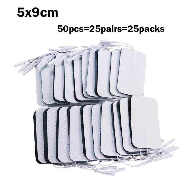 20/30/50/100P EMS TENS Electrode Pads Gel Patch For Electrodes Acupuncture Massager Nerve Muscle Stimulator Electrode Stickers