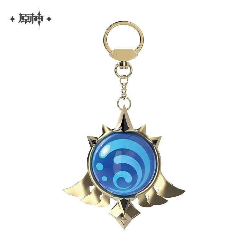 Sunsyea Genshin Impact Official Merch miHoYo Original Authentic Eyes of God Keychain Mondstadt Liyue Inazuma