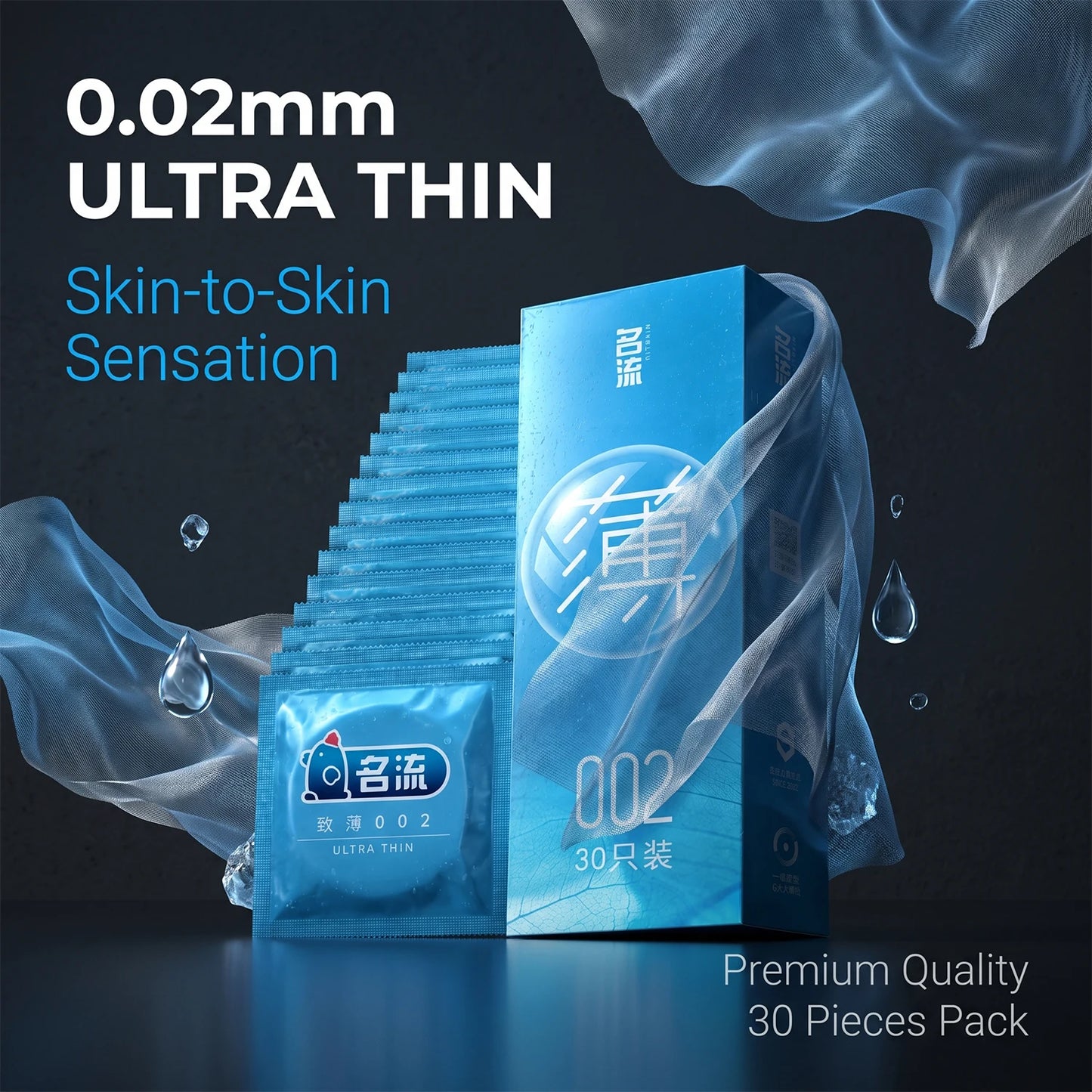 30pcs/pack Condoms Warehouse Shipped, Ultra Thin Intimate Adult Products for Maximum Pleasure