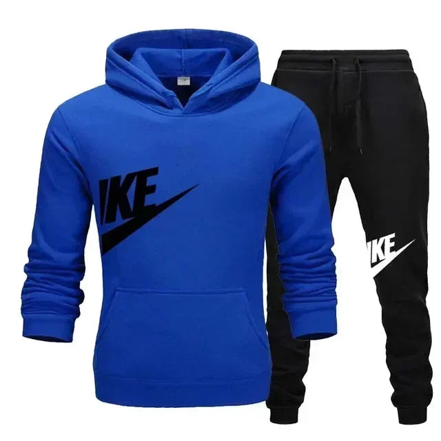 2025 Men's Sport Outfit, fashionable men's and women's casual suit hooded sweatshirt outdoor winter/spring sport hooded sweats