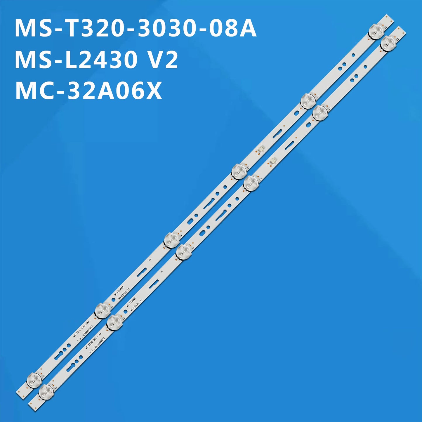 2/10/20/70pcs LED Backlight Strip For NEO 32INCH LED TV MC-32A06X MS-T320-3030-08A 32A/3210 JS-ME32M106ED.908L 6LEDs 3V 585MM