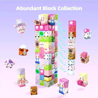 Magnetic Building Blocks Mine World Magnet Cube for Stacking Construction Set Educate Sensory Toys Kids Boys Girls Ages 160PCS