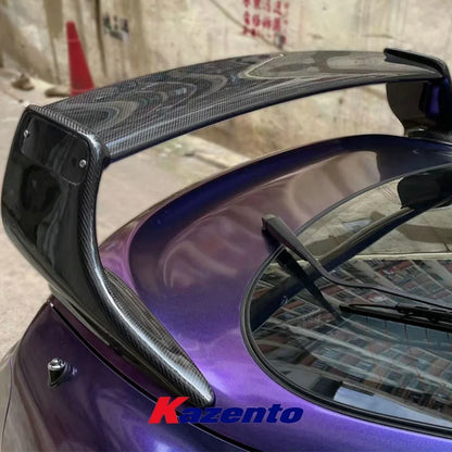 For Toyota 93-98 Supra MK4 JZA80 TR-Style Carbon Fiber Rear Trunk Spoiler Wing