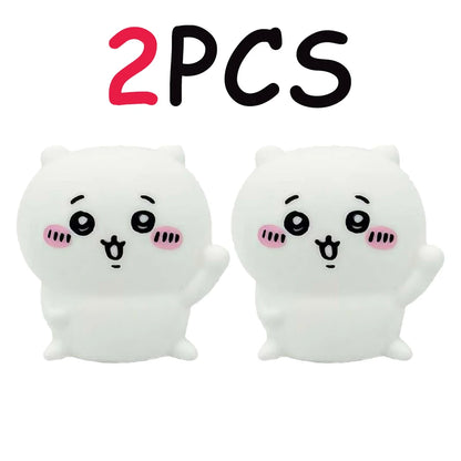 2026 Chiikawa Anime LED Night Light Hachiware Usagi Rabbit Lamp Bedroom Desktop Decor Birthday Gift for anyone Best Gift Toy