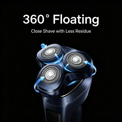 Mijia Electric Shaver Pro 360° Floating Head Dual Ring Lock Smart Color Display IPX8 Wet & Dry USB-C Long Battery Razor