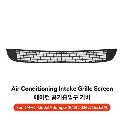YZ Air Inlet Protective Cover For Tesla Model Y/YL 2026 Juniper Anti-insect Anti-fouling Front Air-Conditioning Insect-proof Net