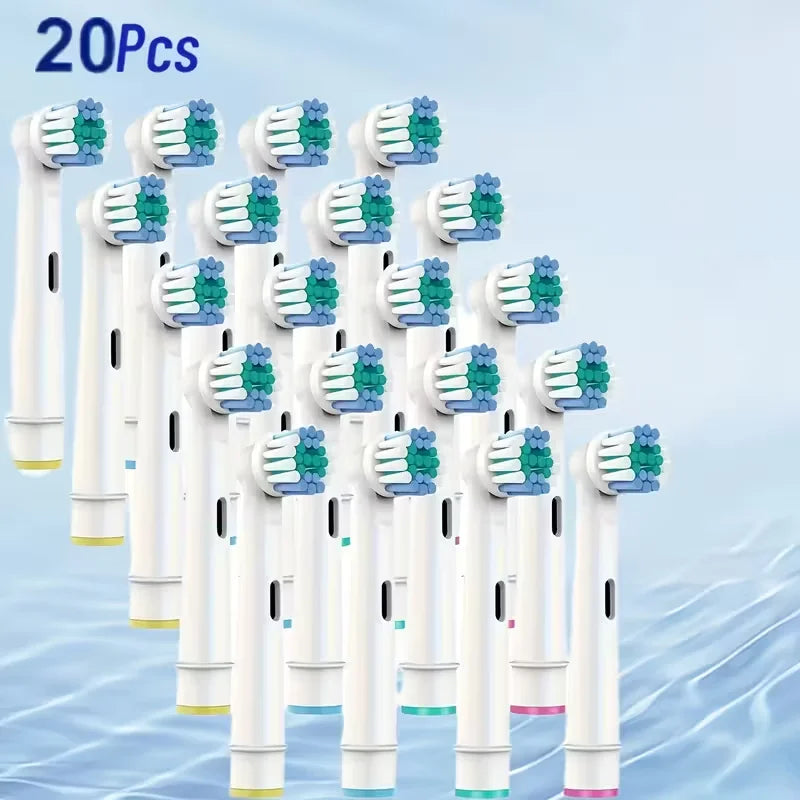 4/8/16/20/40Pcs Replacement Toothbrush Heads Compatible with Oral-B Braun Professional Electric Toothbrush Heads Brush Heads