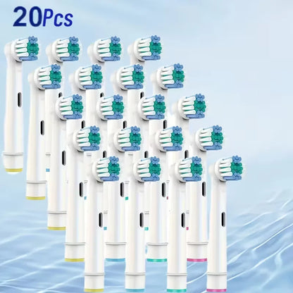 4/8/16/20/40Pcs Replacement Toothbrush Heads Compatible with Oral-B Braun Professional Electric Toothbrush Heads Brush Heads