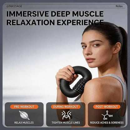 Electric rolling percussion massager Kneading deep Tissue Muscle Recovery BODYSHAPING MANUAL body MASSAGE ROLLER Fatigue Relief