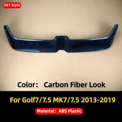 Rear Roof Wing Spoiler Tail Splitter Air Dam Tuning Accessories Body Kit For Volkswagen VW Golf MK 7 7.5 GTI R Oettinger 2013-19